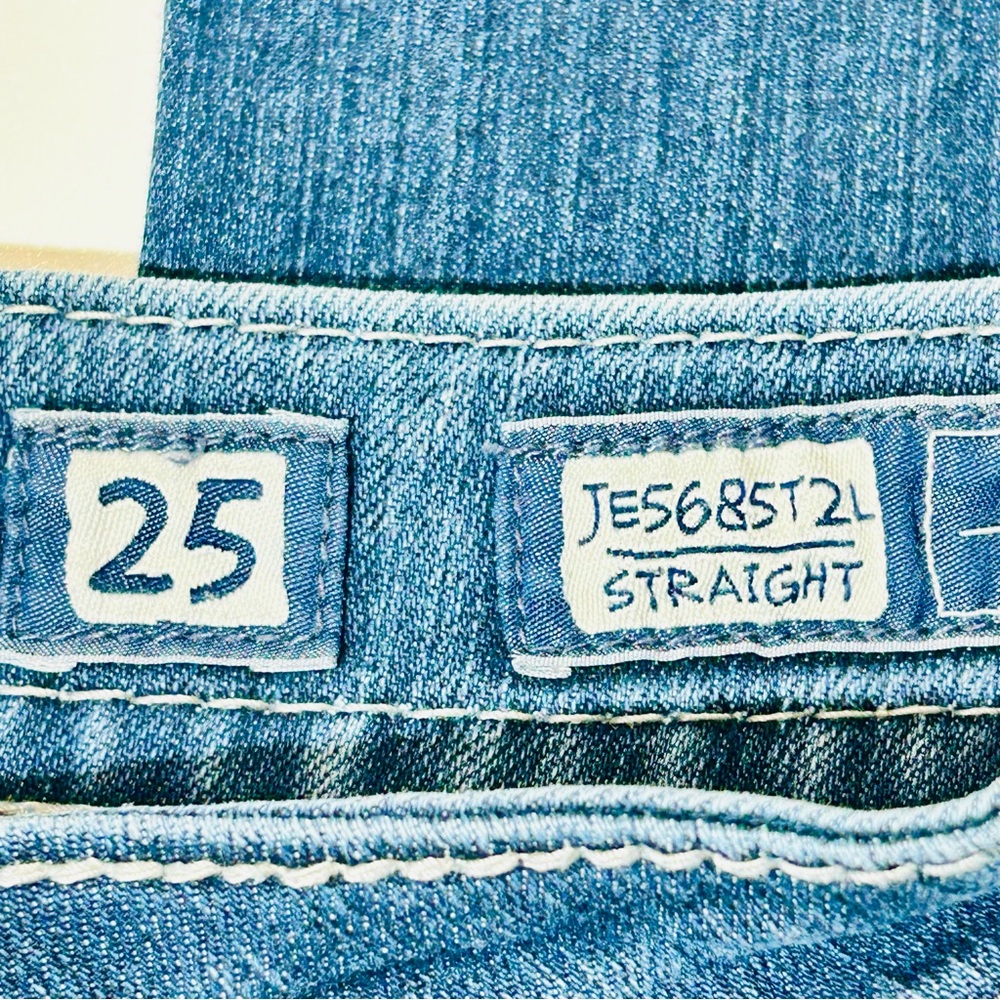 Miss Me jeans JE5685T2L straight leg jeans embellished pockets women Size 25 - Picture 4 of 10